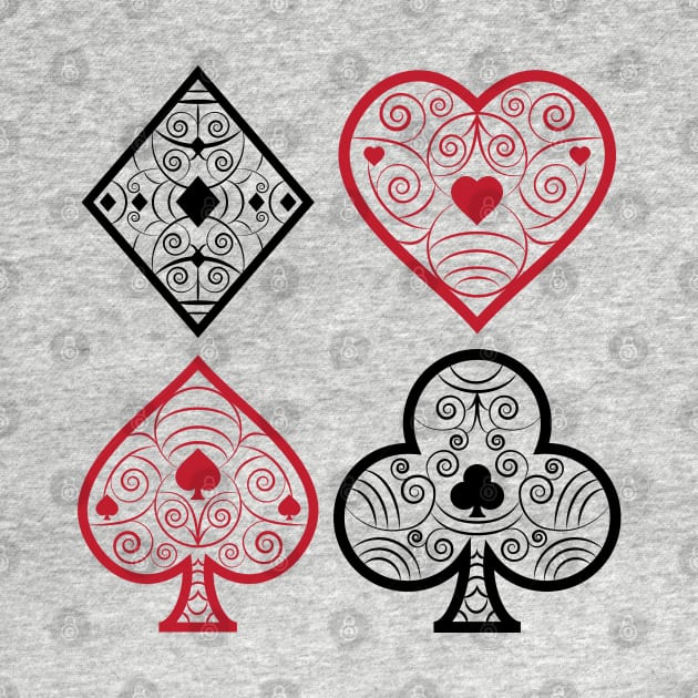 Playing Card Faces by DQDesigns By Chele